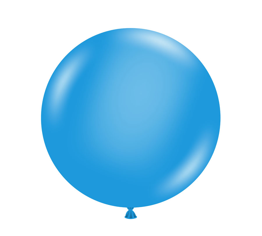 36" Tuftex Blue Latex Balloons 2Pk