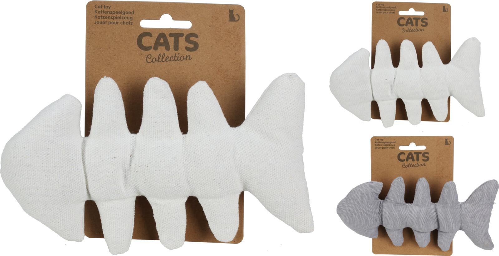 Koopman Cat Toy Catnip Fish Bone (Colour May Vary)