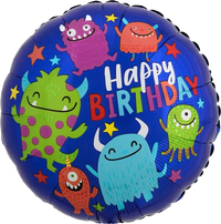 Anagram Happy Little Monster 18" Foil Balloon