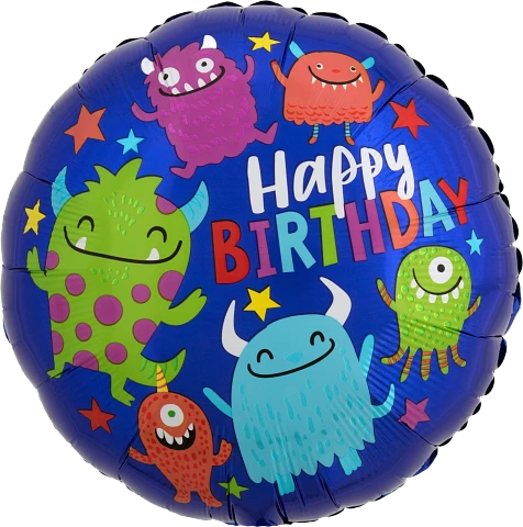 Anagram Happy Little Monster 18" Foil Balloon