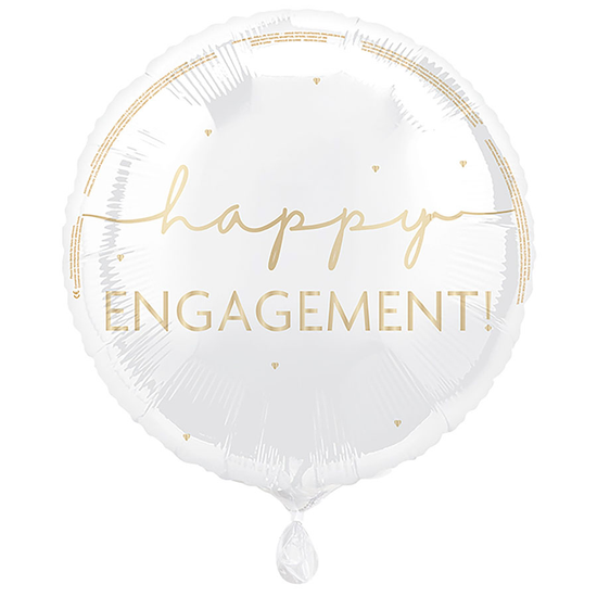 Unique Foil Balloon Happy Engagement 18"