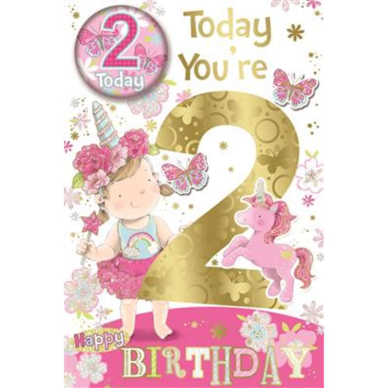 Xpress Yourself C75 Birthday Age 2 6pk