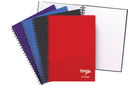 Twin Wire Notebook A5 80 Sheet 5pk