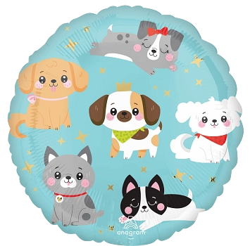 Anagram Kawaii Puppy 18" Foil Balloon