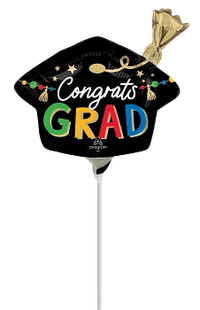 Anagram Foil Balloon Grad Party Cap 14