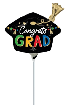 Anagram Foil Balloon Grad Party Cap 14