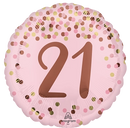 Anagram Foil Balloon Pretty Pink 21st Birthday 18