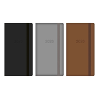 Diary Slim WTV PU Embossed 2027 18pk