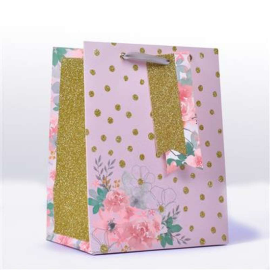 Gift Bag Floral Extra Large Portrait 6pk