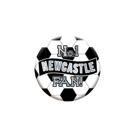 No.1 Newcastle Fan 5.5cm Football Badge