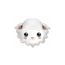 Sheep Head Mini Shape 11" Foil Balloon