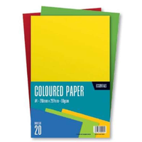 Colman Group Paper Coloured 20 Sheets A4 80gsm
