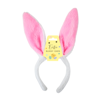 Eurowrap Headband Bunny Ears (Colour May Vary)