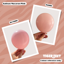 Kalisan Macaron Pink 24" Latex Balloons 2pk