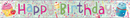 Simon Elvin Banner Happy Birthday 9ft