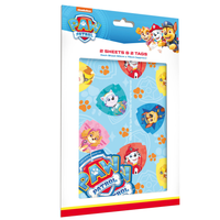 IG Design Group Flatwrap & Tags Paw Patrol
