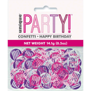 Pink Glitz 100th Birthday Foil Confetti 14g