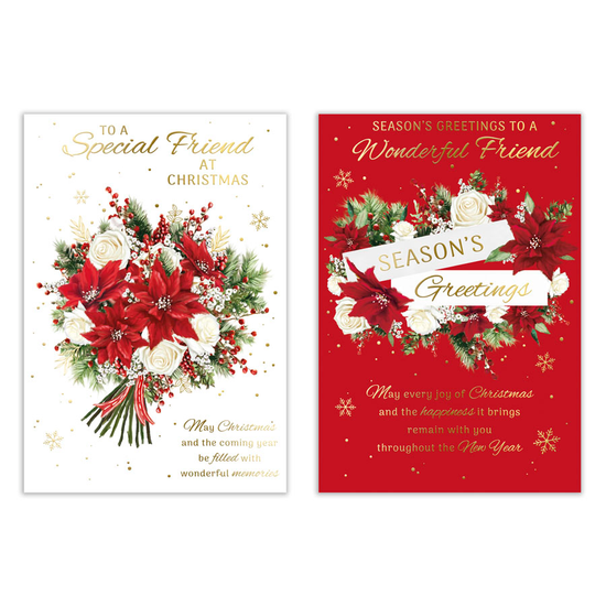 Poppyhill 12 Pack Cards C50 Christmas Friend