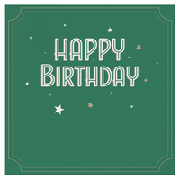 Hip To Be Square 6 Pack Cards Birthday Open