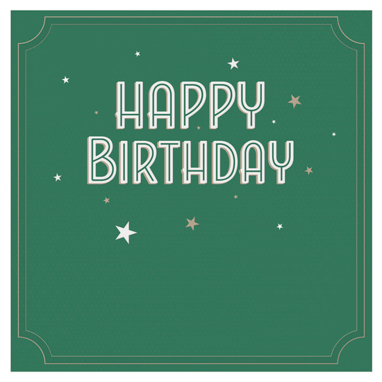 Hip To Be Square 6 Pack Cards Birthday Open