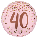 Anagram Foil Balloon Pretty Pink 40th Birthday 18