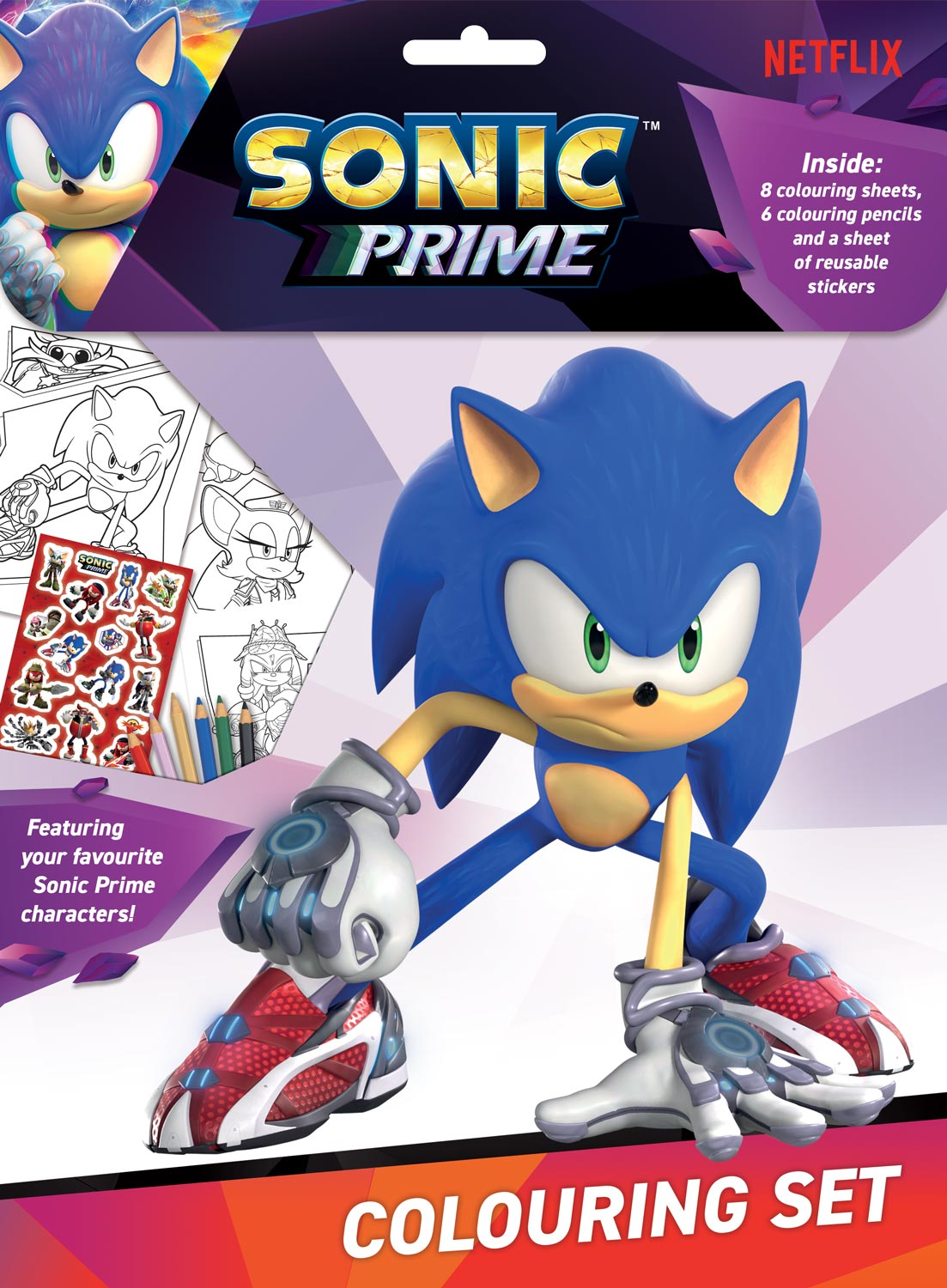 Alligator Products Colouring Set Sonic Prime