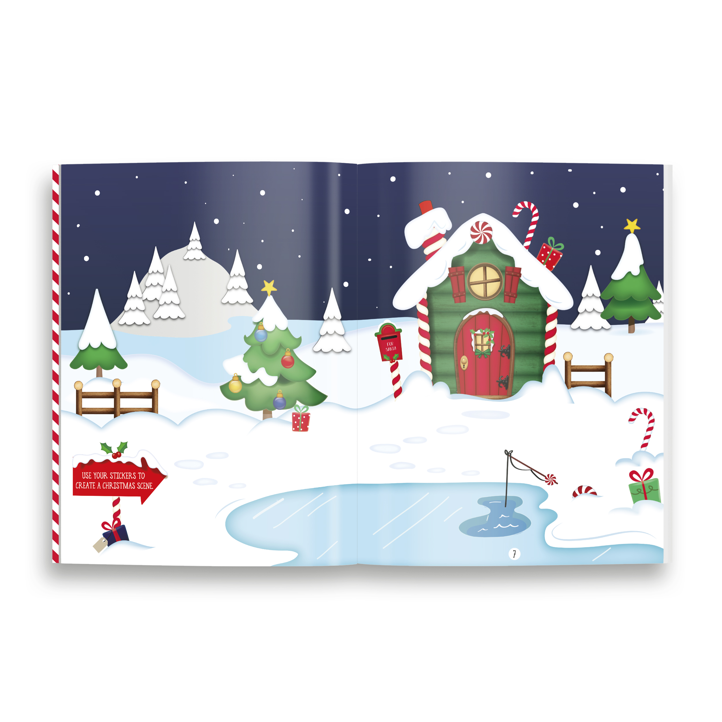 Eurowrap Sticker Activity Book Christmas