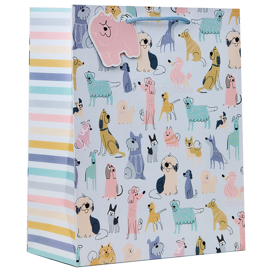 Partisan 6 Pack Gift Bag Doddley Dogs Large