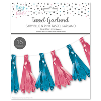 Gender Reveal Tassel Garland 1.5m