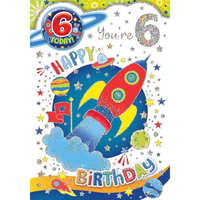 Xpress Yourself C50 Birthday Age 6 6pk