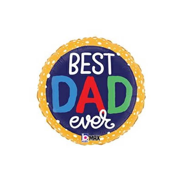 Best Dad Ever 18" Foil Balloon