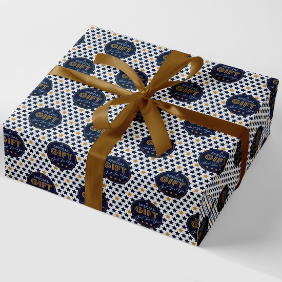24pk Giftwrap Text + 12 FREE Tags