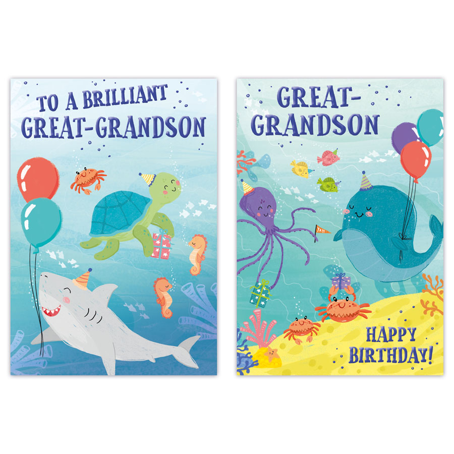 Poppyhill C50 Birthday Great-Grandson 12pk
