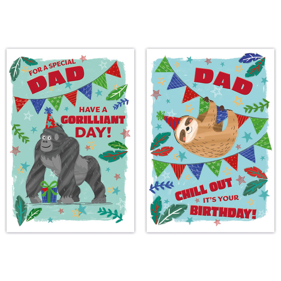 Poppyhill C50 Birthday Dad 12pk