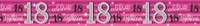 Age 18 Birthday Female Banner 6pk