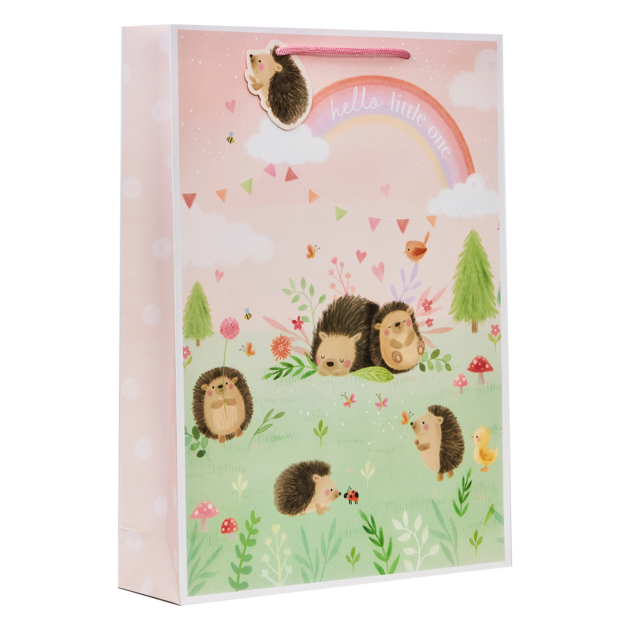 Gift Bags Hedge-Hugs Hetty Extra Large Pink 6pk