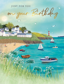 Regal 6 Pack Cards 8x6 Birthday Open