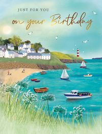 Regal 6 Pack Cards 8x6 Birthday Open