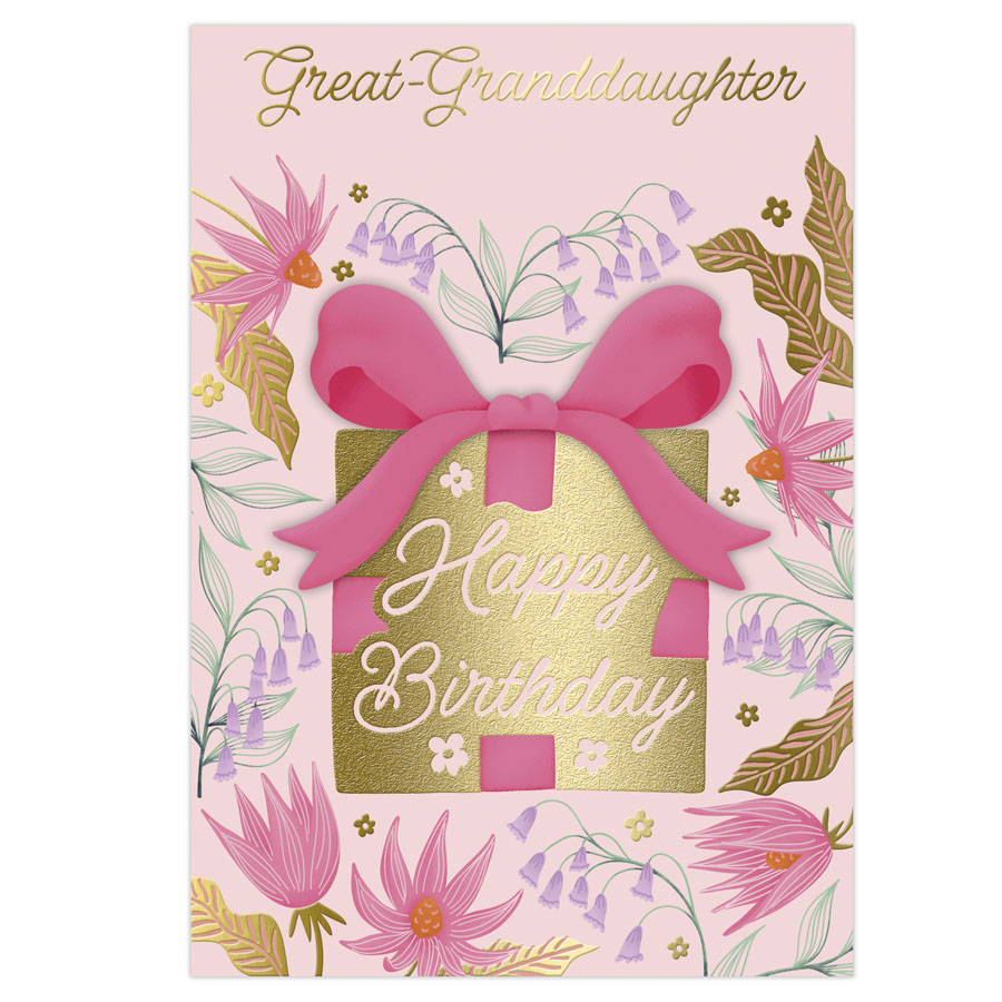 Prelude C50 Birthday Great-Granddaughter 6pk