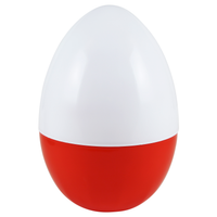 Plastic Egg Jumbo 14" Easter Orange