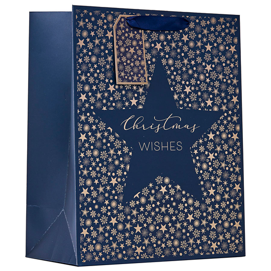 Partisan 6 Pack Gift Bag Christmas Star Large