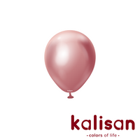 Kalisan Mirror Pink 5" Latex Balloons 100pk