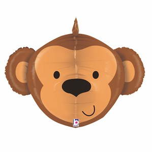 Monkey 27" Multi Sided Foil Balloon