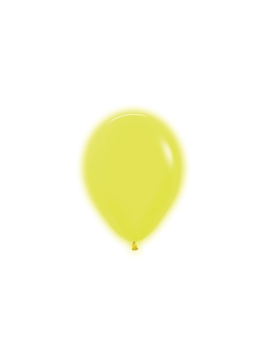 Sempertex 50 Pack Latex Balloons Neon Yellow 5