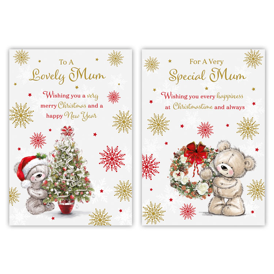 Poppyhill 12 Pack Cards C50 Christmas Mum Cute