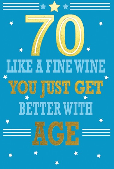 Simon Elvin C50 Birthday Age 70 6pk