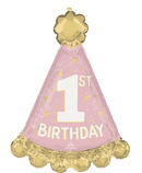 Anagram Miss One-derful Hat 34" Foil Balloon