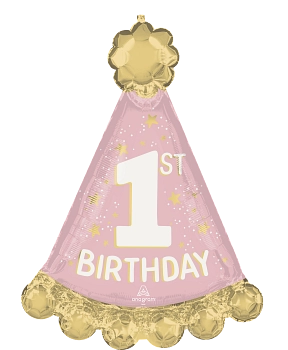 Anagram Miss One-derful Hat 34" Foil Balloon