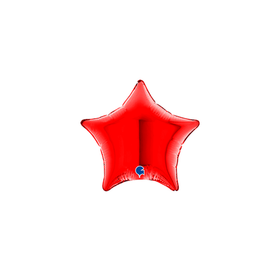 Grabo Foil Balloon Red Star 4"