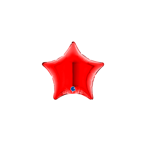 Grabo Foil Balloon Red Star 4"